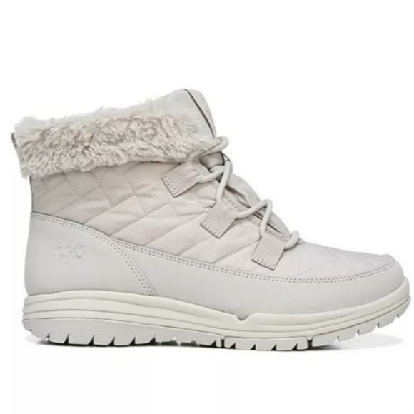 Ryka Aubonne Lace Booties Silver Cloud -9.5 WIDE - Picture 2 of 8